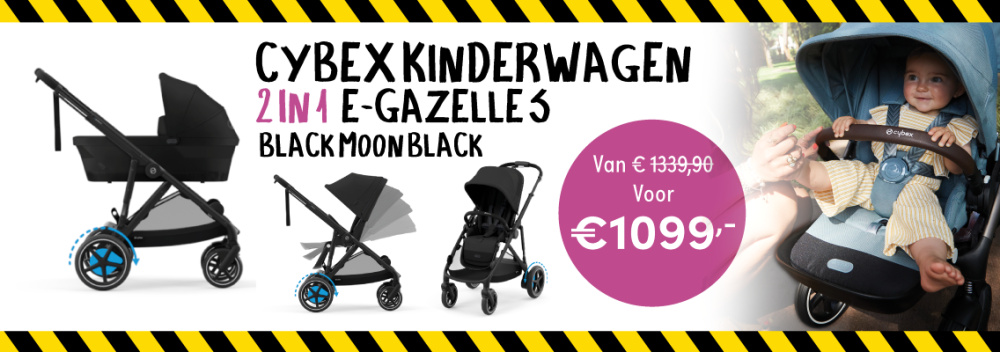 Cybex Kinderwagen 2 In 1 e-Gazelle S Black Moon Black
