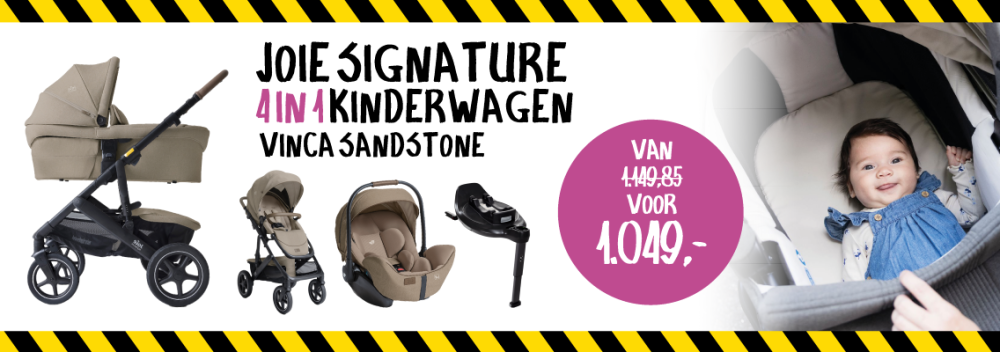 Joie Signature 4 in 1 Kinderwagen Vinca Sandstone