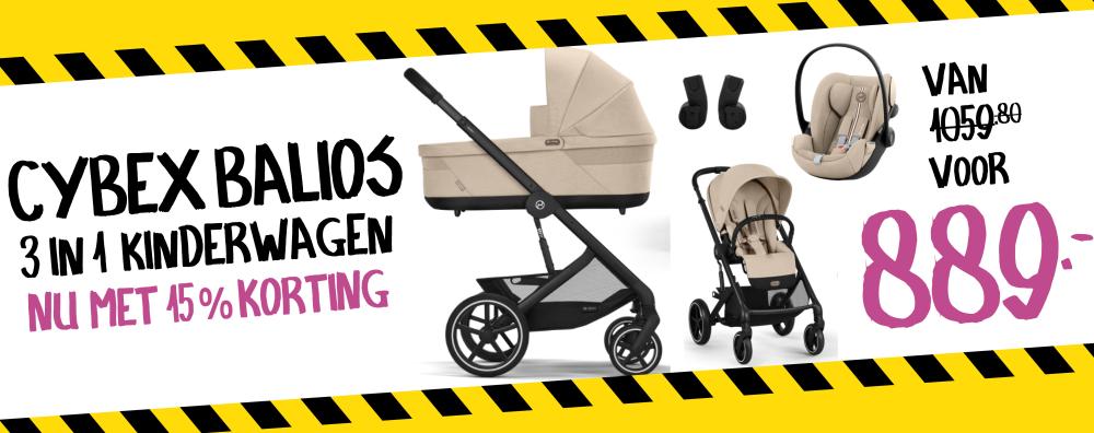 Cybex Kinderwagen 3 in 1 Balios One Box Comfort Almond Beige | Baby & Tiener Megastore