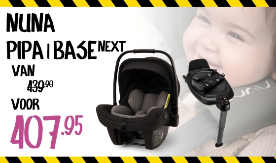 Nuna Autostoel PIPA™ next Caviar + Nuna Isofix 360° Base Next