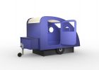 Mathy By Bols Caravanbed Marseille Blauw 90 x 190 cm