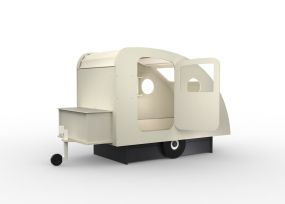 Mathy By Bols Caravanbed Rauw 90 x 190 cm