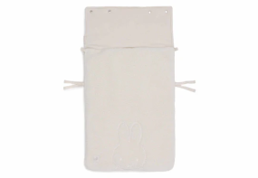 Jollein Voetenzak Groep 0+ Autostoel 3/5 Punts Gordel Miffy Teddy - Oatmeal