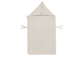 Jollein Voetenzak Groep 0+ 3/5 punts Gordel Basic Knit Oatmeal