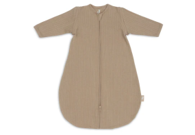 Jollein Slaapzak Newborn Zomer Afritsbare Mouw Rond 70cm Ajour Biscuit