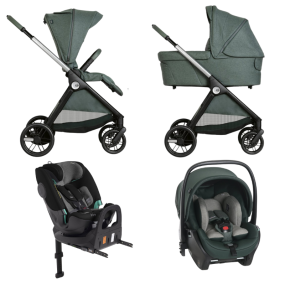 Chicco 3 In 1 Kinderwagen Bellagio 2 Met Adapters Met 2 Autostoelen Fir Tree
