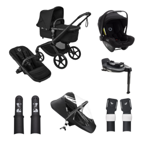 Bugaboo Kinderwagen Fox 5 Renew 3 in 1 Bundel Complete Black | Heritage Black