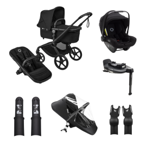 Bugaboo Kinderwagen Fox 5 Renew 3 in 1 Bundel Complete Black | Heritage Black