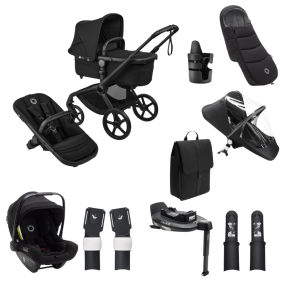 Bugaboo Kinderwagen Fox 5 Renew Ultieme Newborn Bundel Complete Black | Heritage Black