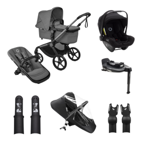 Bugaboo Kinderwagen Fox 5 Renew 3 in 1 Bundel Complete Graphite | Moon Grey