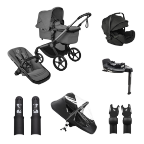 Bugaboo Kinderwagen Fox 5 Renew 3 in 1 Bundel Complete Graphite | Moon Grey