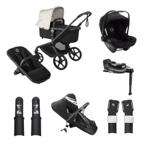 Bugaboo Kinderwagen Fox 5 Renew 3 in 1 Bundel Complete Black | Heritage Black Misty White