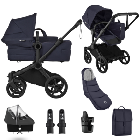 Bugaboo Donkey 6 Mono Essential Bundle Black | Deep Indigo