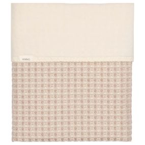 Koeka Ledikantdeken Cotton Fleece Wafel Amsterdam Crumble 100x150