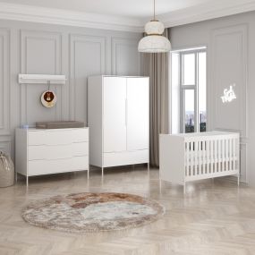 Born Lucky Babykamer Santiago Wit 3 Delig