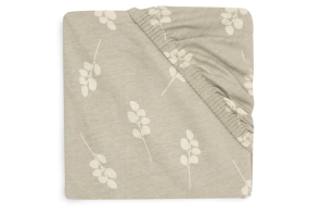 Jollein Hoeslaken Jersey Ledikant 60 x 120 cm Twig Olive Green