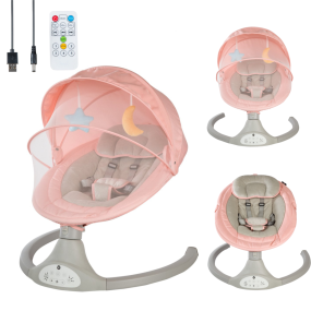 Bebies First Baby Swing Roze