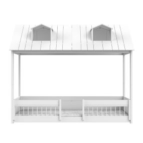 Lifetime Huisbed 2-in-1 Beach House met Standaard Lattenbodem Wit