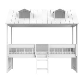 Lifetime Kajuitbed Beach House met Standaard Lattenbodem Wit