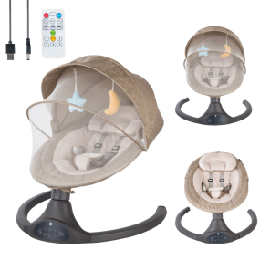 Bebies First Baby Swing Beige