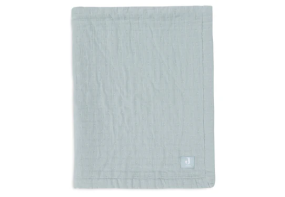 Jollein Deken Hydrofiel 75x100cm Jacquard Sea Green GOTS