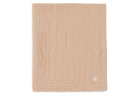 Jollein Deken Hydrofiel 75x100cm Jacquard Biscuit GOTS