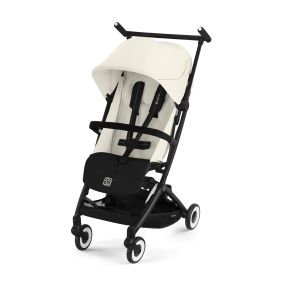 Cybex Buggy Libelle Black Frame Canvas White | Light Beige