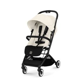 Cybex Buggy ORFEO Black Frame | Canvas White | Light Beige