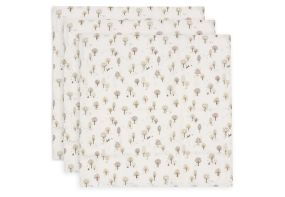 Jollein Hydrofiele Doek Small 70x70cm Tiny Park - 3 Stuks