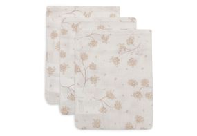 Jollein Hydrofiel Washandje 15x20cm Leafy Dreams - 3 Stuks