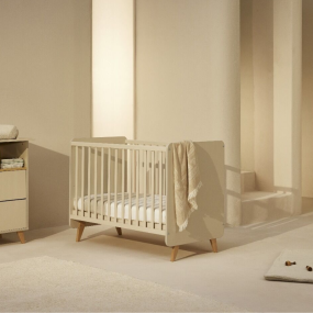 Quax Meegroei Ledikant Loft Clay 70 x 140 cm