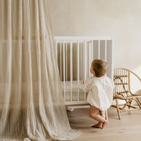 Quax Ledikant Flow White & Oak 60 x 120 cm