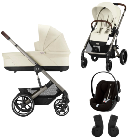 Cybex Kinderwagen 3 in 1 Balios S Lux Set S Seashell Beige | Light Beige
