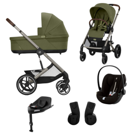 Cybex Kinderwagen 3 in 1 Balios Lux Set M Moss Green | Khaki