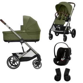 Cybex Kinderwagen 3 in 1 Balios S Lux Set S Moss Green | Khaki