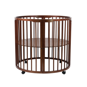 Born Lucky Box Rond Walnoot Met Matras