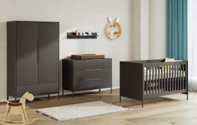 Born Lucky Meegroei Babykamer Lissabon Chocolate 3-Delig