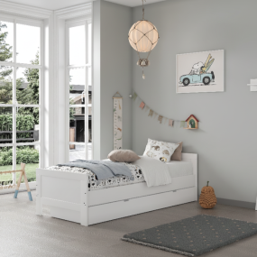 Born Lucky Tienerbed Noel Wit 90 x 200 cm Met Lade