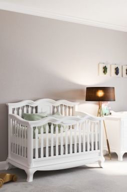 Born Lucky Meegroei Ledikant Open Romance Solid White