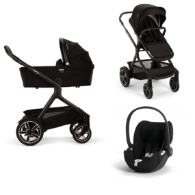 Nuna Kinderwagen 3 in 1 DEMI™ next Caviar + Autostoel Cloud T I Size