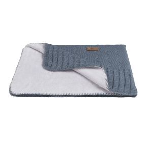 Baby's Only Ledikantdeken Cable Teddy Granit 100x135 cm