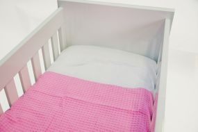 Babywellness Dekbedovertrek Roze 100 x 135 cm