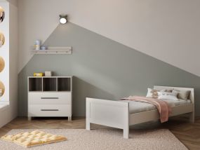 Tienerkamer Belmond Clay 2 Delig met Commode Geneve Clay