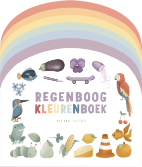 Little Dutch Regenboog Kleurenboek
