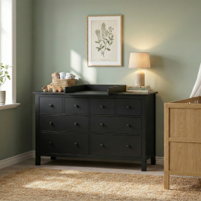 Born Lucky Commode Bretagne Zwart Met Bladvergroter