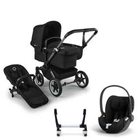 Bugaboo Donkey 5 Mono Kinderwagen 3 In 1 Graphite Midnight Black Met Cybex Cloud T Groep 0 Autostoel