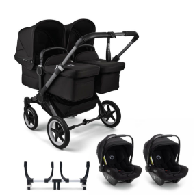 Bugaboo Donkey 5 Tweeling Kinderwagen 3 In 1 Graphite Midnight Black 