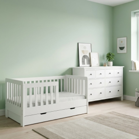 Cabino Peuterkamer Met Lade Joan Wit 2 Delig met Bretagne Commode