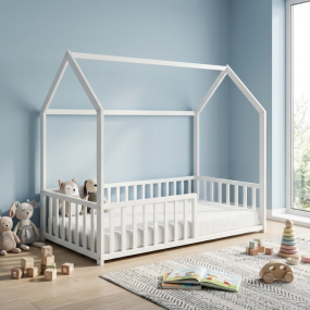 Cabino Vloerbed Tipi 70x140 Wit