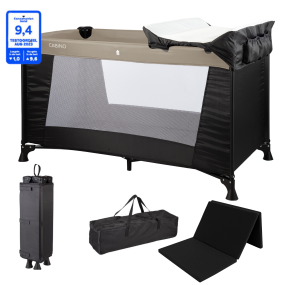 Cabino Campingbed Clay & Xtra Care set + Matras
